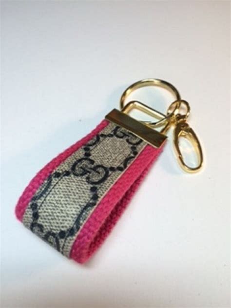 upcycled gucci keychain|Gucci keychain price.